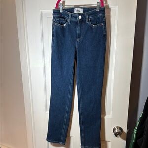 PAIGE Blue Straight Leg Jeans Classic Style